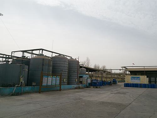 a corner of the factory area